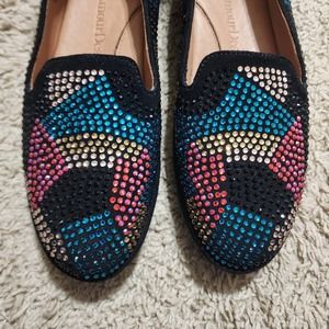 L'Amour des Pieds Women's Correze Black Suede size 6 Pristine